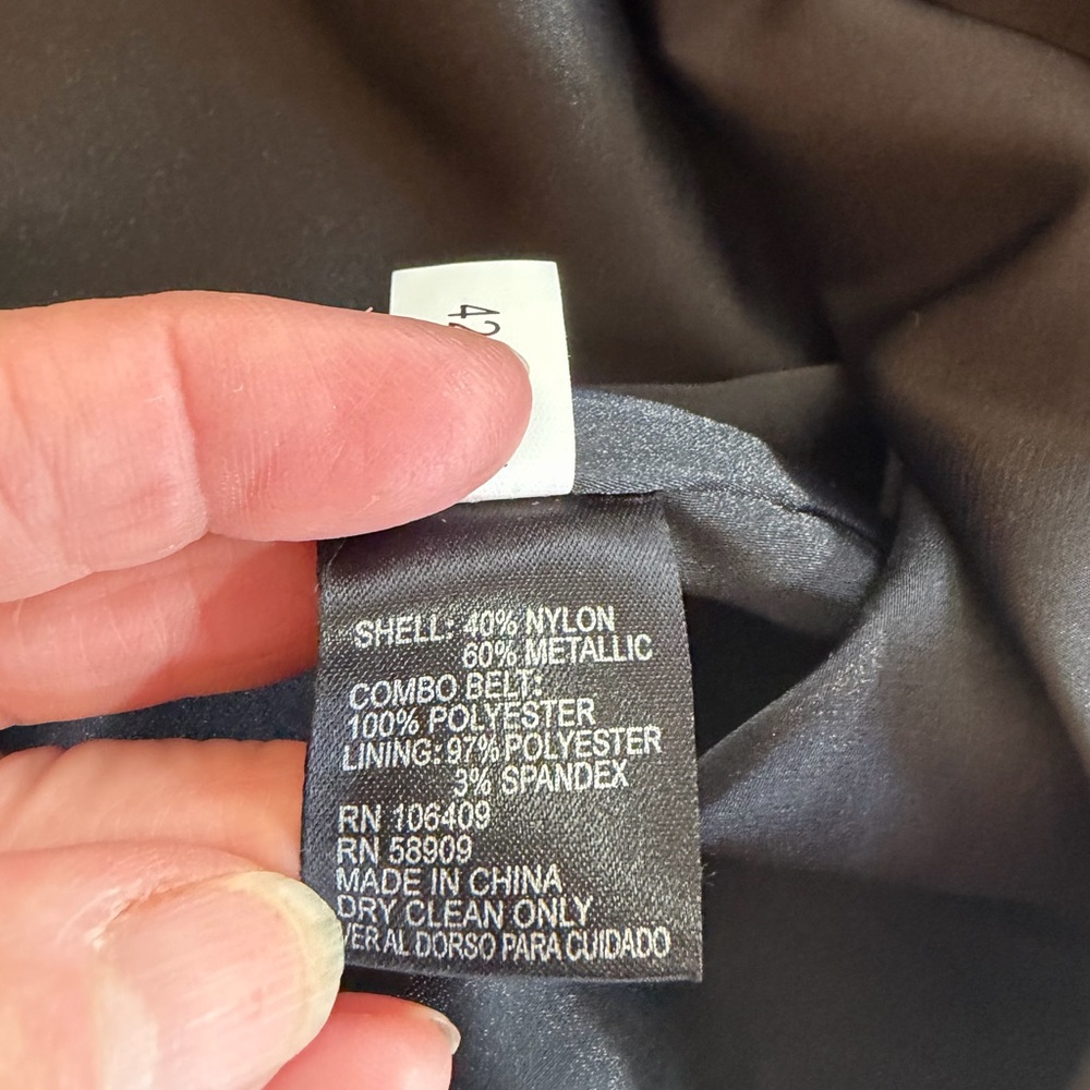 Alex Marie Cocktail Dress black silver size 16 - Picture 8 of 11
